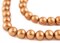 The Bead Chest Natural 16mm Wooden Beads in Copper for Jewelry Making – Round Loose Wood Spacer Beads I Approximately 25 Beads
